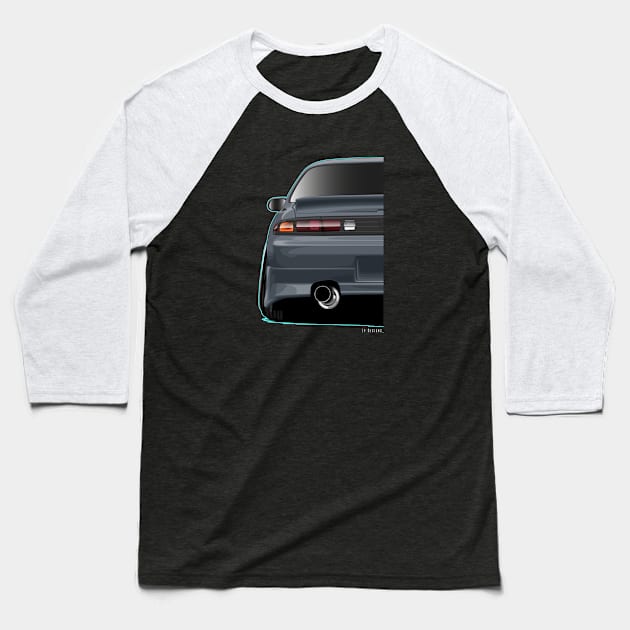 Silvia S14 - Frame Baseball T-Shirt by LpDesigns_